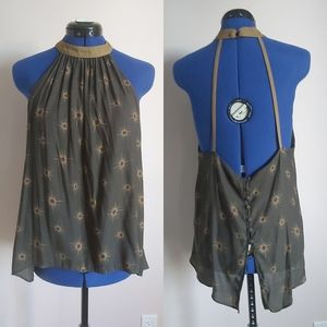 Free People through the night halter top M